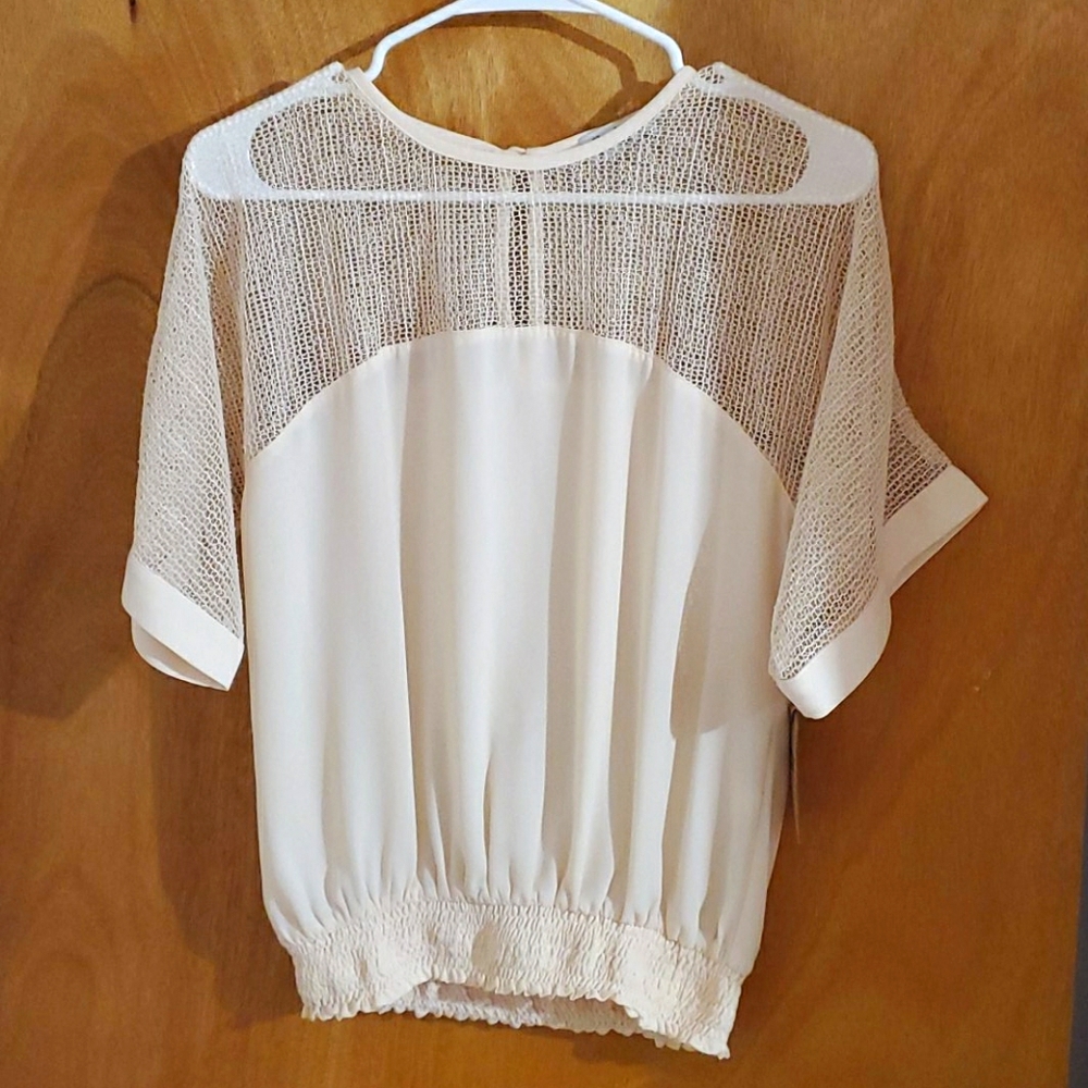 Cream blouse